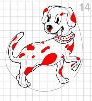 Анатомия далматинца для рисования