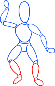 Пошаговое рисование Марионетки