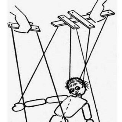 Кукла марионетка рисунок для детей