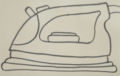 Рисование утюг в старшей группе