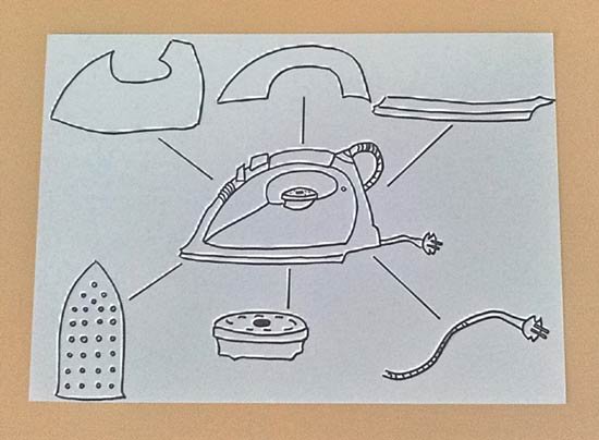 Аппликация утюг