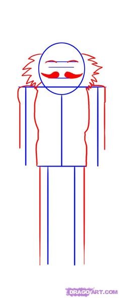 Щелкунчик рисовать поэтапно