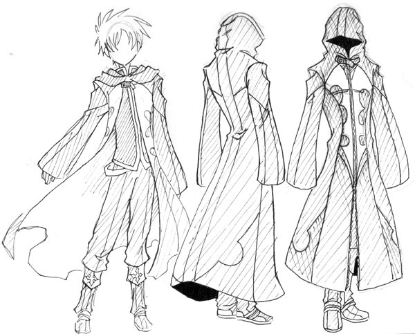 Складки на пальто референс