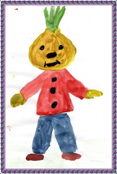 Рисование для детей Чипполино