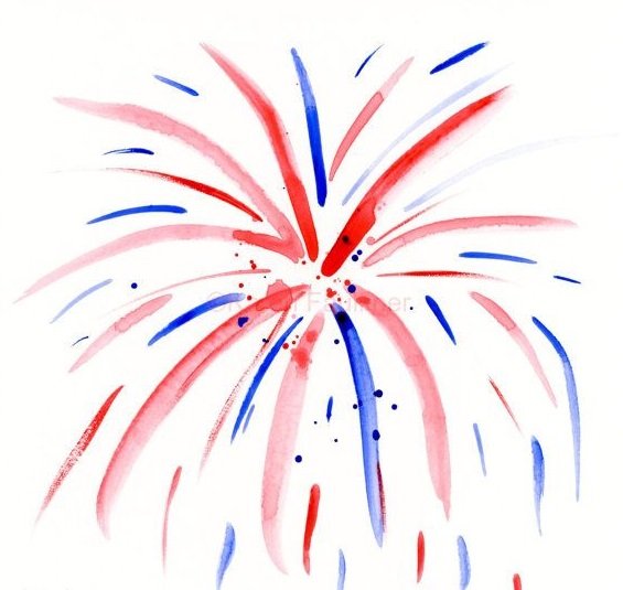 Салют раскраска для детей