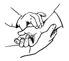 Подсчет пульса на лучевой артерии