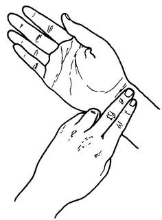 Измерение пульса раскраска