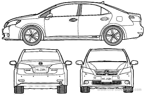 Лексус ИС 250 габариты