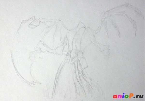 Дарксайдерс рисунки карандашом смерть легкие