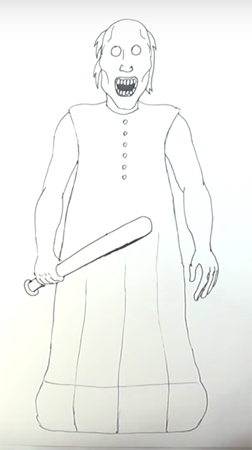 Раскраска ГРЕННИ