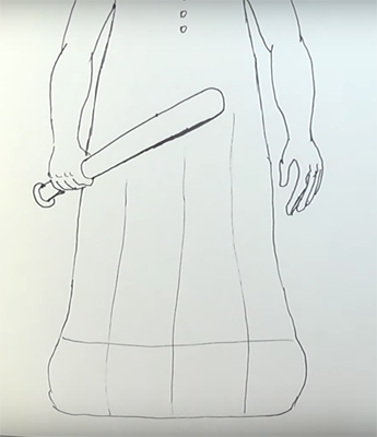 Нарисовать бабушку и дедушку