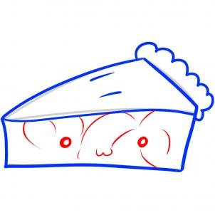 Как нарисовать пирог