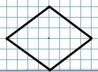 Начертить ромб