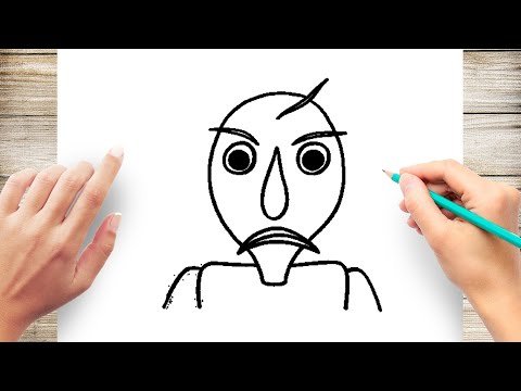Как нарисовать рисунок БАЛДИ