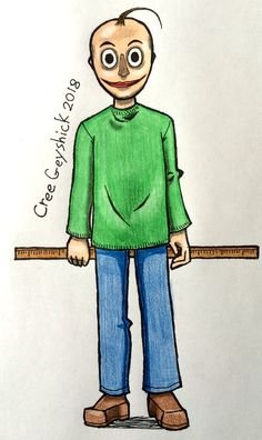 Рисования для детей БАЛДИ