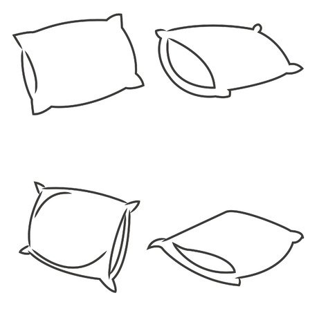 Как нарисовать подушку карандашом