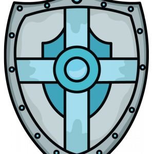 Рыцарский щит рисунок