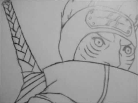 Раскраски Наруто Акацуки Кисаме