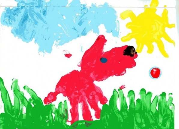 Рисование пятнами для детей