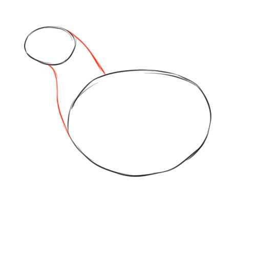 Курица поэтапное рисование