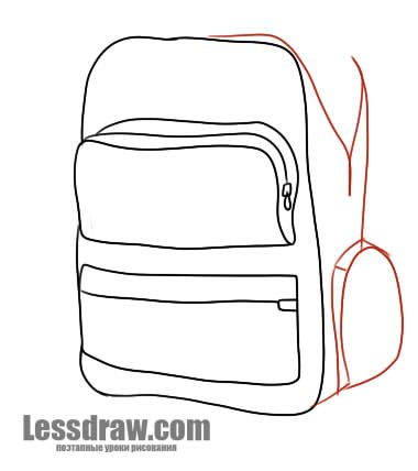 Эскиз рюкзака