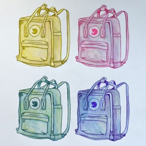Рюкзак раскраска