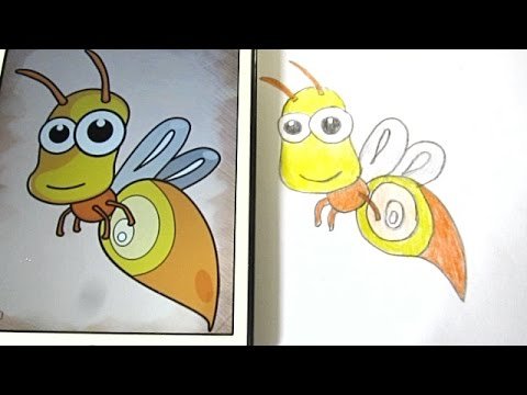 Светлячок рисунок