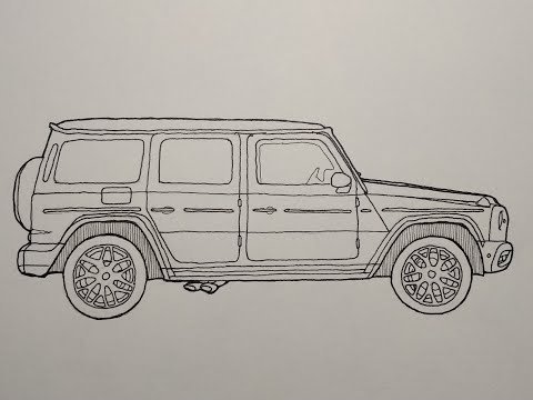 Раскраска Mercedes g63 AMG