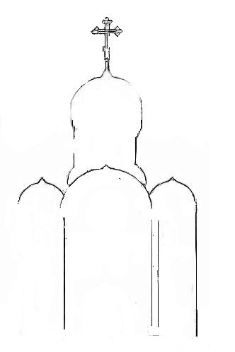 Церковь рисунок
