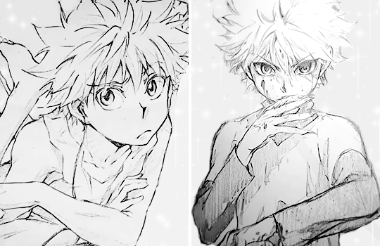Хантер х Хантер Киллуа для срисовки