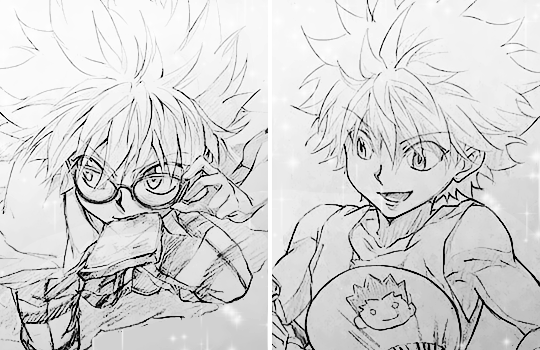 Киллуа рисунок лёгкий