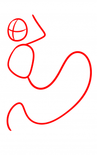 Рисунок Джина поэтапно