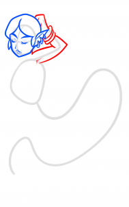 Джин рисунок карандашом поэтапно