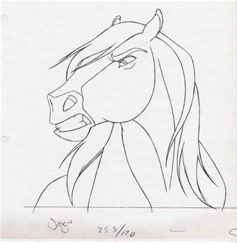 Спирит душа прерий для срисовки