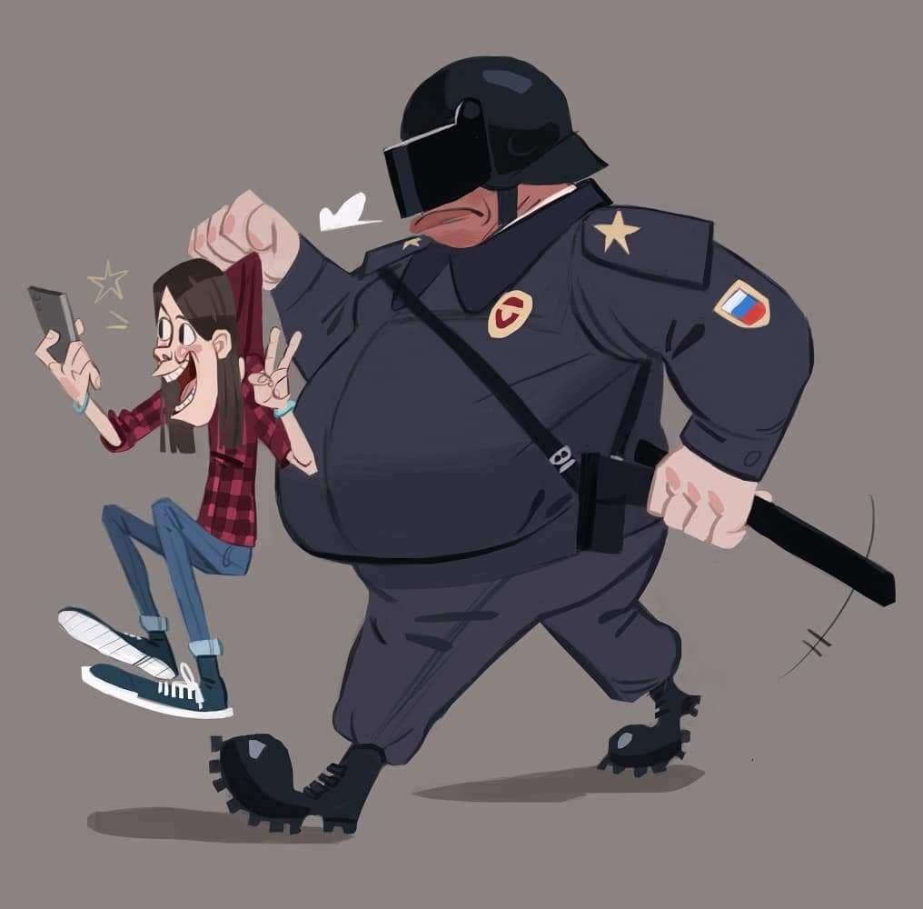 Полицейский арт российский