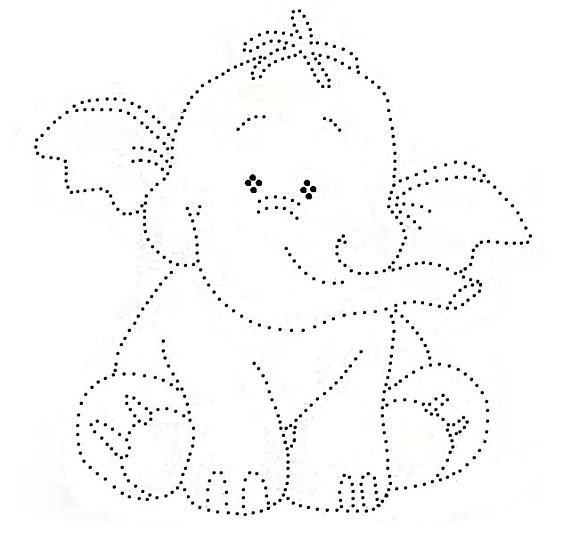 Обвести по точкам