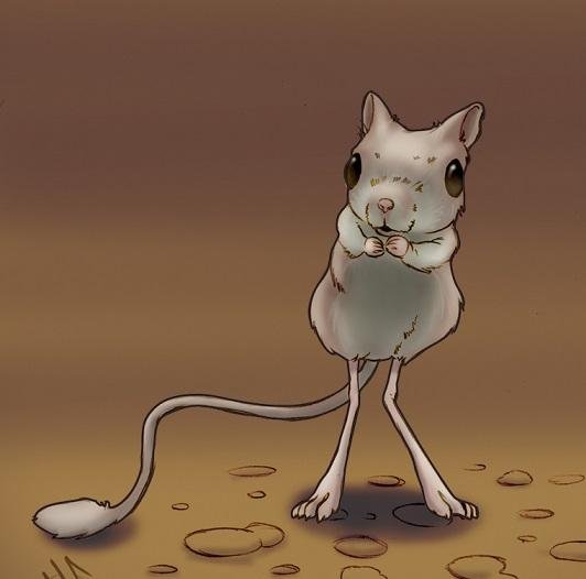 Тушканчик в норке