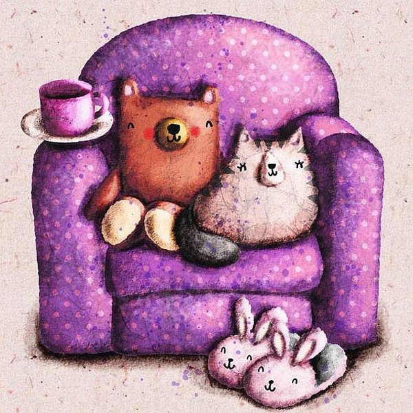 Иллюстрации колли Джонсона-Айзекса