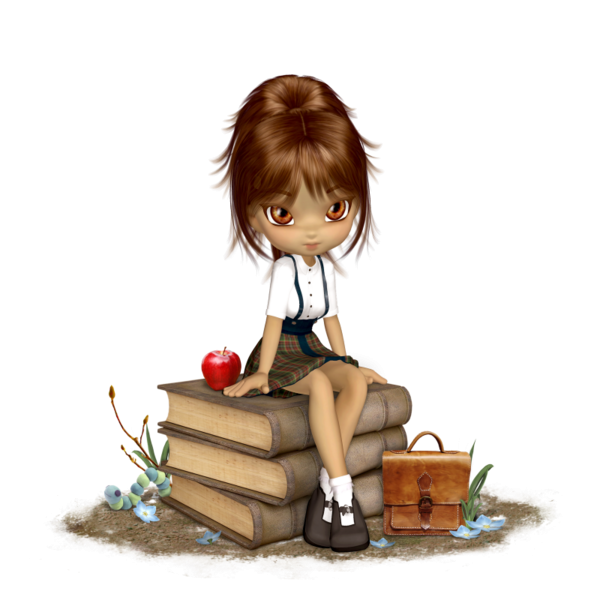 Акварельные иллюстрации школьники