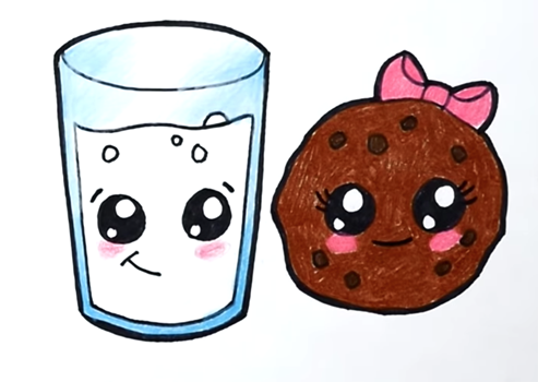 Стаканчик с глазками рисунок