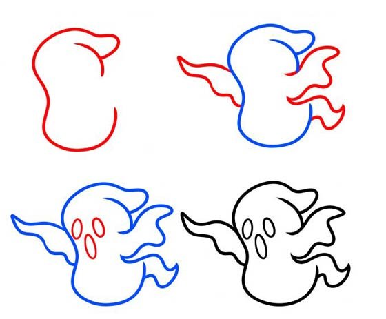 Приведение поэтапное рисование