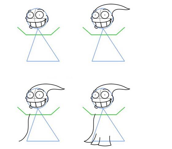 Призрак для срисовки