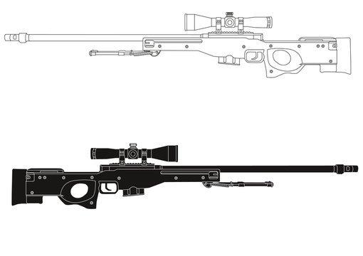 Чертежи снайперской винтовки АВП