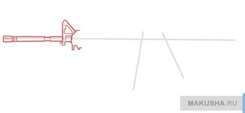 Как нарисовать АК АВП поэтапно