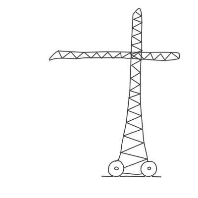 Кран строительный