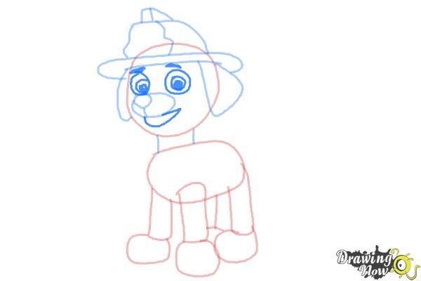 Щенячий патруль рисунок пошагово