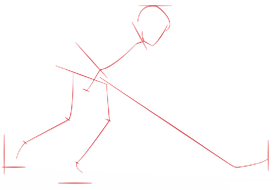 Хоккеист схема рисования