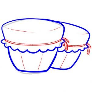 Барабан раскраска для детей