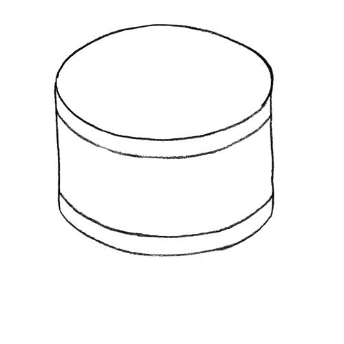 Как нарисовать барабан