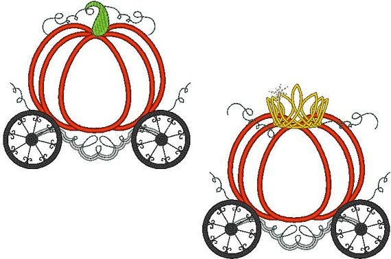 Карета для Золушки рисование